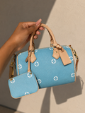 Pink Aura Sky Bloom Satchel